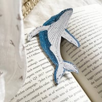 Image 5 of Humpback Whale Leather Bookmark