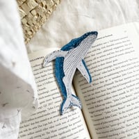 Image 3 of Humpback Whale Leather Bookmark