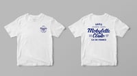 T-shirt MCP - Blanc sérigraphie bleue