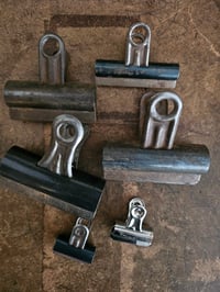 Image 1 of Vintage Metal Bulldog Clips – Set of 5