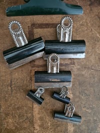 Image 1 of Vintage Bulldog Clips – Made in England – Set of 6