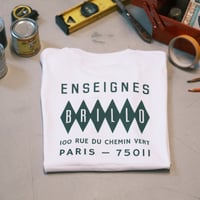 Image 2 of White Green Tee