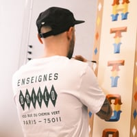 Image 3 of White Green Tee