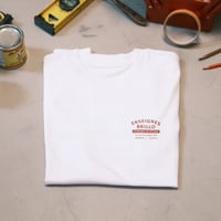 Image 1 of White Red Tee