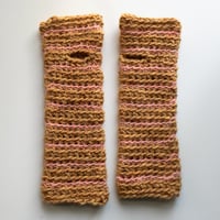 Image 2 of Wrist Worms, Mustard & Pink