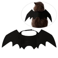 Image 2 of Pet Cat Bat Wings for Halloween Party Decoration, Puppy Collar Leads Cosplay Bat Costume,Cute Puppy 