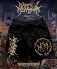 Image 1 of MONUMENT OF MISANTHROPY - Emblem Logo Shorts