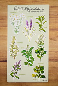 Image 2 of Herbal Remedies Sticker Sheet (24-008)