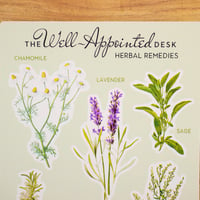 Image 2 of Herbal Remedies Sticker Sheet (24-008)