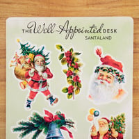 Image 2 of Santaland Sticker Sheet (24-011)