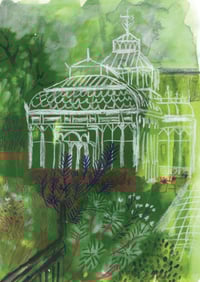 White Pavilion Print 