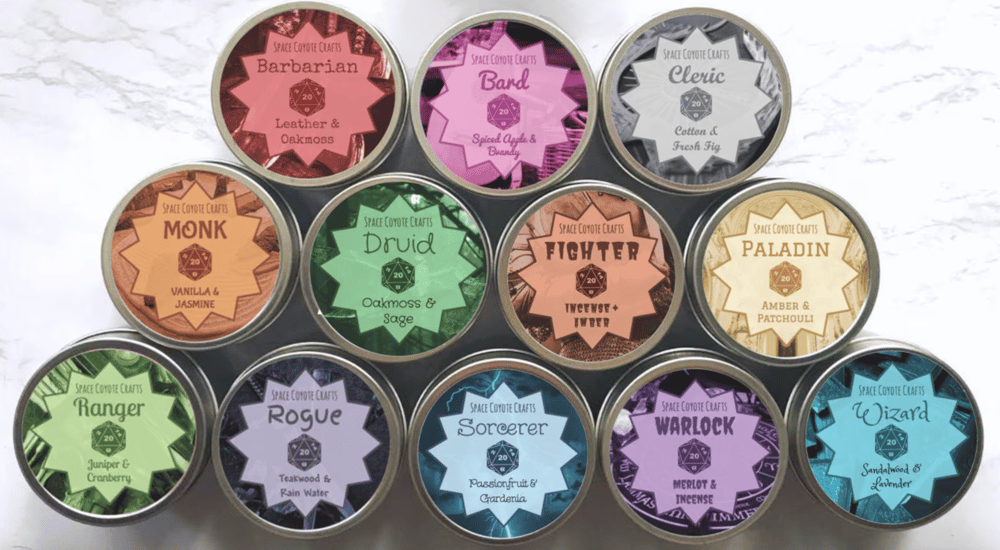 Image of DnD Candle Set