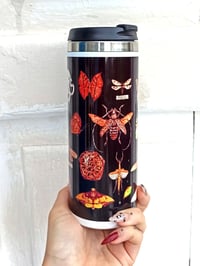 Image 3 of Travel Mug Stainless steel Thermos with Oddities Illustrations