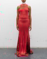 Image 1 of THE VESSEL TANK DRESS (DEEP SCARLET)