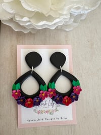 Image 3 of Elena Floral Earrings