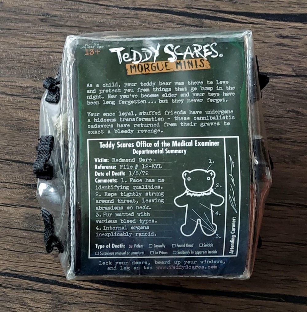 Teddy Scares Morgue Minis – Redmond Gore