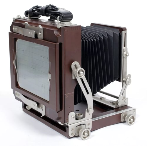 Image of Horseman Woodman ultralight 4X5 camera W/ 150mm + 210mm MC Lenses +Holders +Film #4371