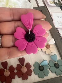 Image 1 of Petal Earrings (multiple colors available)