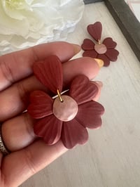 Image 5 of Petal Earrings (multiple colors available)