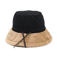 Image 2 of Deluxe Plush Bucket Hat KHAKI