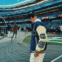 Image 5 of Blue "Saved Social Club"  Varsety Jackets