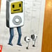 Image of iPod meets Airbuds  / unframed original painting