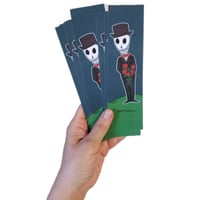 Image 1 of Cemetery Skeleton Bookmark