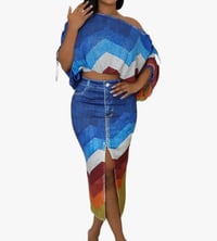 Image 2 of Illusion Skirt Set