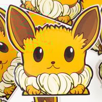 Image 1 of Elemental Fox Peeker Sticker