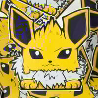 Image 3 of Elemental Fox Peeker Sticker