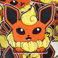 Image 2 of Elemental Fox Peeker Sticker
