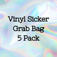Image 2 of Vinyl Sticker Grab Bag 5 & 10 Pack