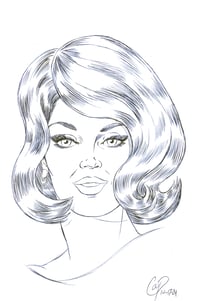 Image 1 of HAIRDO #05 Original Sketch