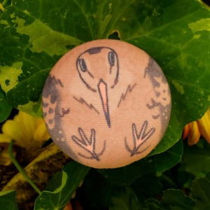 Woodcock Plush Button 