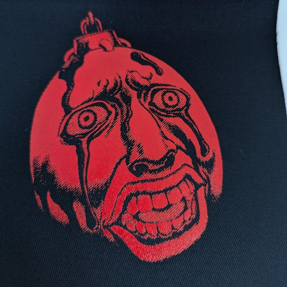 BEHELIT BERSERK canvas sew-on BLACK patch