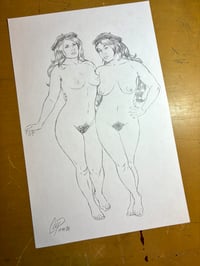 Image 2 of THICC NUDENIKS Original Sketch