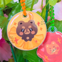 Image 3 of Flower Puffy PVC Charm