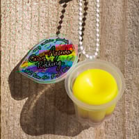 Image 2 of Gay Agenda Pudding Keychain 