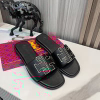 Image 1 of BLACK TORY SANDALS 
