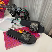 Image 3 of BLACK TORY SANDALS 