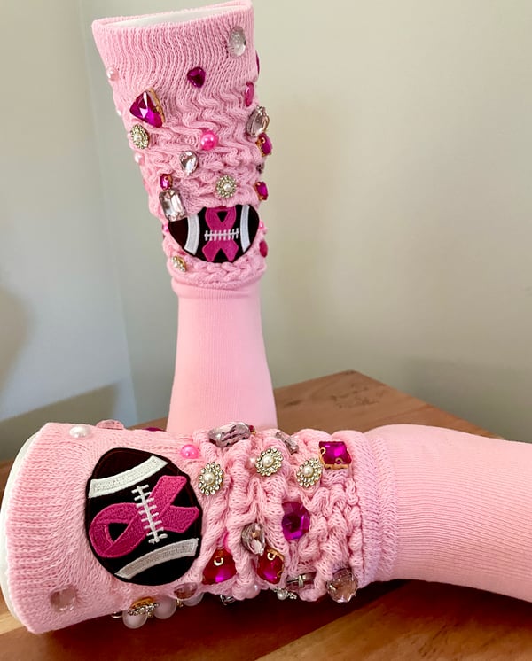 Image of Breast Cancer Awareness Slouch Socks