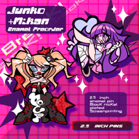 PREORDER Junko and Mikan Enamel Pins