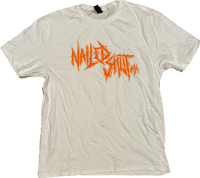 Image 1 of ORANGE LOGO WHITE SHORT SLEEVE