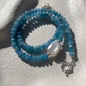 Image of Martine Aquamarine Necklace 