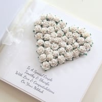 Image 1 of Luxury Nikkah Card. Personalised Islamic Wedding Card. Nikah Mubarak Gift. Muslim Wedding Card.