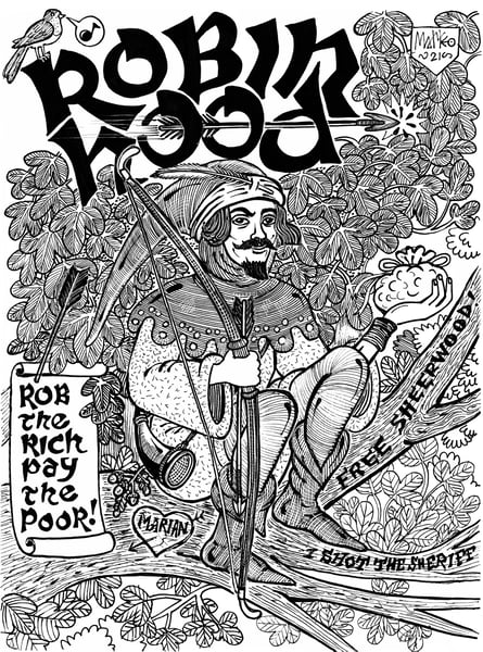 Image of Matteo Guarnaccia - Santi e Briganti, Robin Hood
