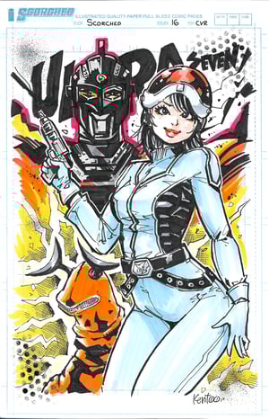 Image of NEW ART SALE// Kentoo // Ultraseven Blank Cover Sketch