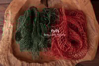 Image 1 of Burlap blankets Christmas