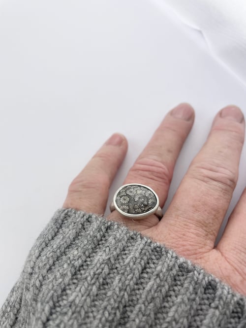 Image of FOSSILISED CORAL RING