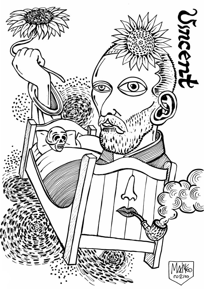 Image of Matteo Guarnaccia - Santi e Briganti, Vincent Van Gogh
